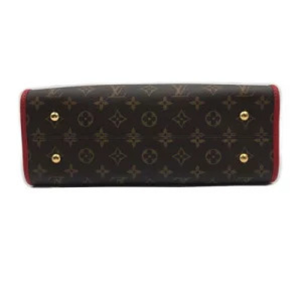 LOUIS VUITTON Popincourt Monogram Canvas Brown Red - Picture 5 of 9